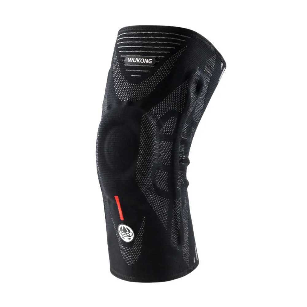 Wukong Sports Knee Pads Running Basketball Skipping Rope Riding Mountain Climbing Mens and Womens Knee Spring Silicone Knitted Y251024