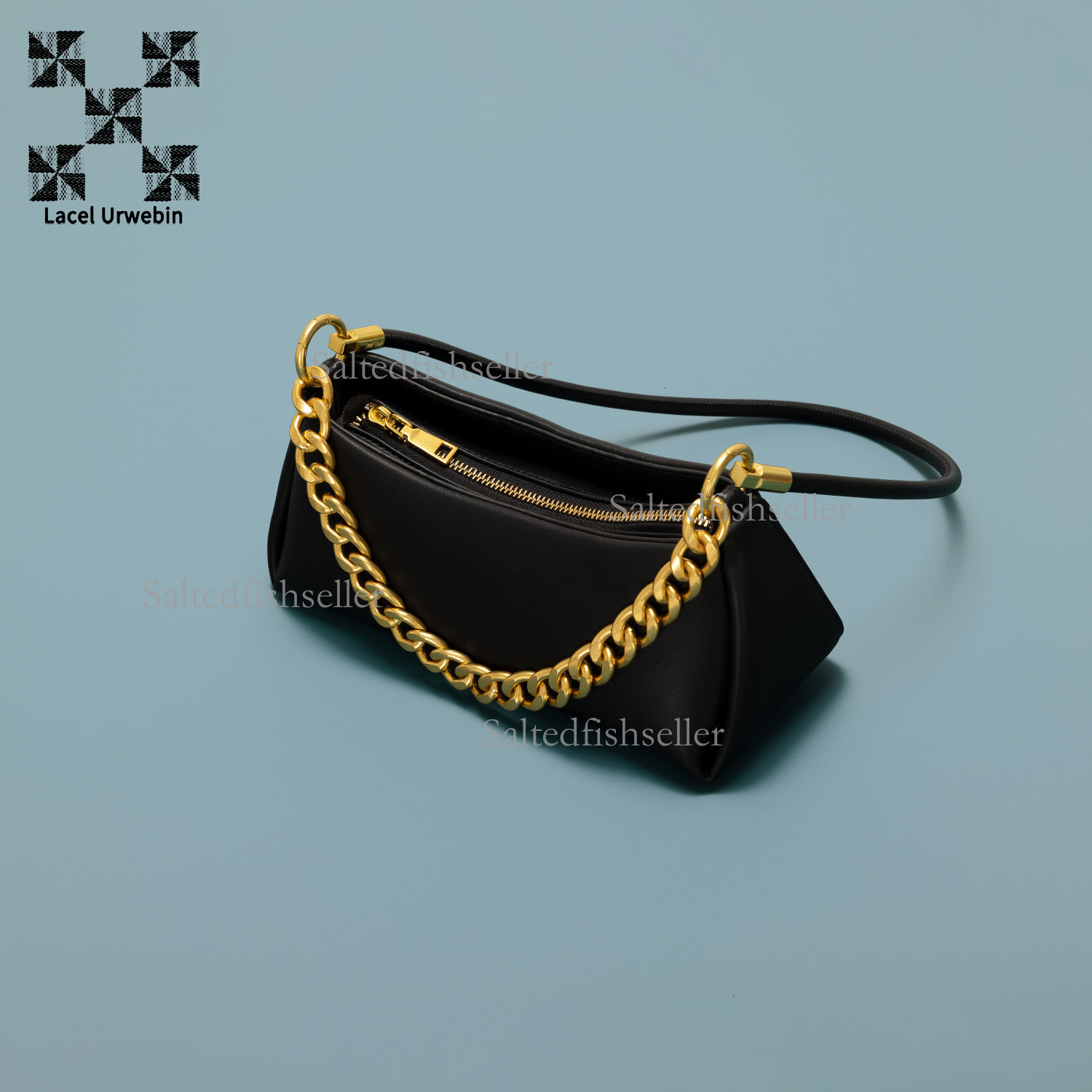 Lacel Urwebin New Fashion Underarm Bag for Women French Commuter Bag 2025 Versatile Single Shoulder Crossbody Chain Handbag Free shipping