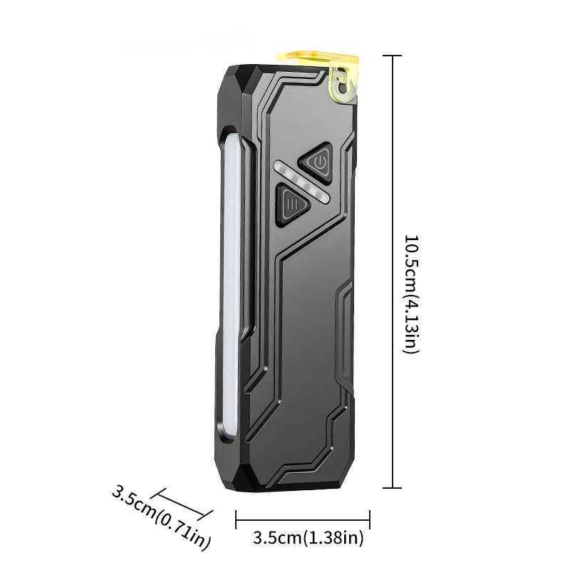 New RGB Color Changing Multifunctional EDC Strong Light Flashlight USB Charging with Magnet Pen Clip Strong Light Atmosphere W251025