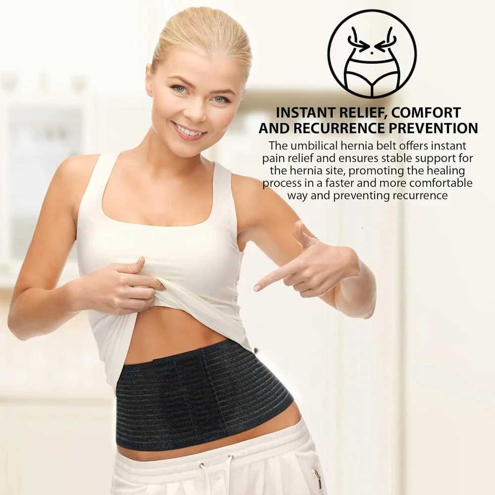 Umbilical Hernia Belt Abdominal Binder with Hernia Support Pad Navel Ventral Epigastric Incisional Belly Button Hernias Y251025