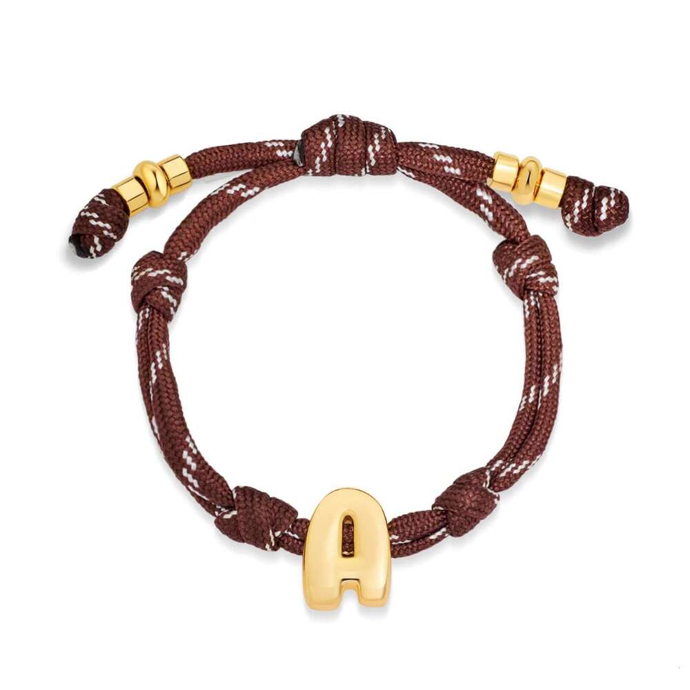 New 26 Letter Braided Unisex Fashion Adjustable Bracelet Jewelry