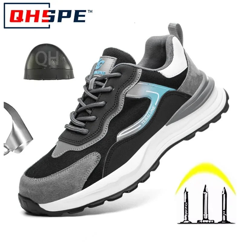 Breathable labor protection shoes safety shoes odor proof protective shoes insulated shoes construction site work shoes 251023