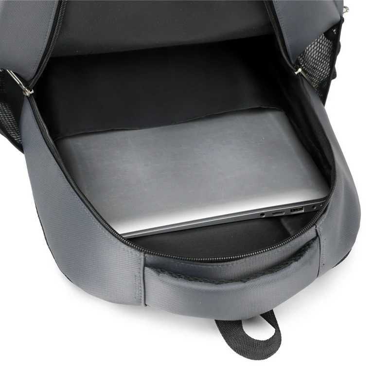 Mens largecapacity backpack multicompartment design ideal choice secure zipper closure travel backpack W251025