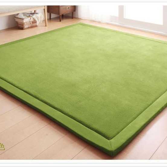 thick tatami floor mats for bedroom sofa living room carpet childrens crawling fall protection mat bedside blanket C919 S1029 H260226