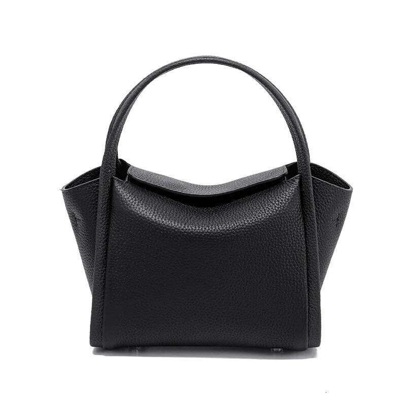 Genuine Leather Women's Small Work Handbag Girls Summer Phone Elegant Shoulder Bag Cowhide Famous Brand Composite Crossbody Bags 1025