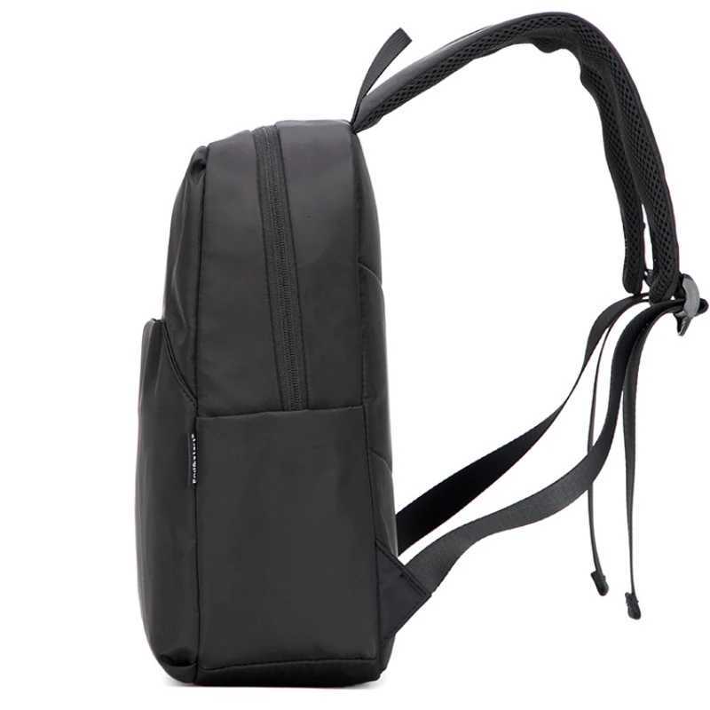 Mini Canvas Mens Backpack Fashion Black Rucksack School Bag for Man Small Japanese Male Bagpack Travel Waterproof Backpacks W251025