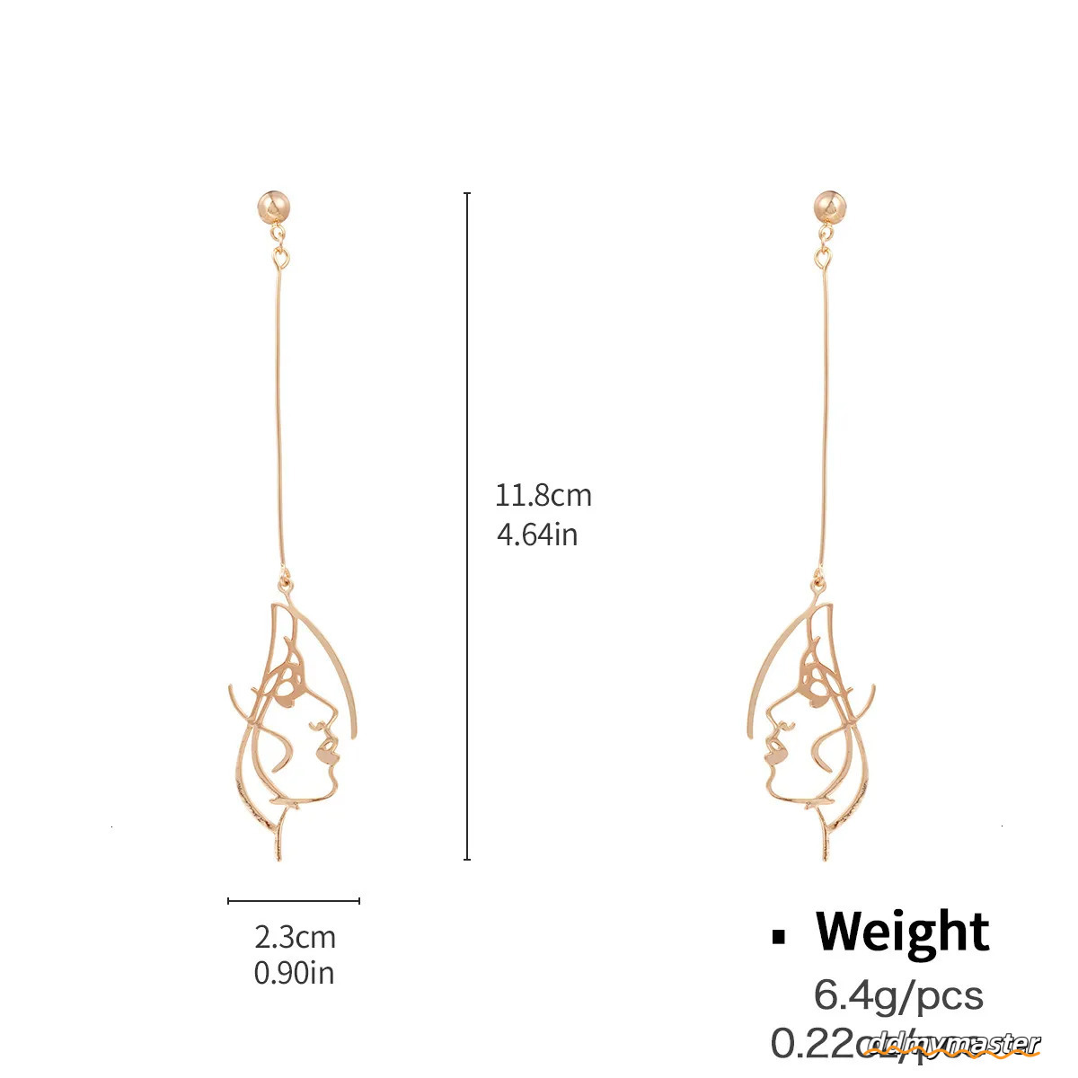 Stylish Hoop Earrings: European & American Design, Geometric Copper Earrings With Zircon Inlay Ddmymaster