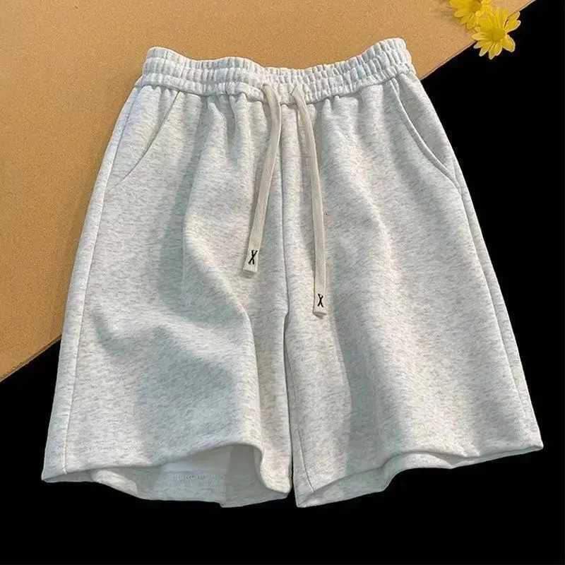Summer Solid Color Shorts for Men and Women 2025 Loose Large Size American Trendy Brand Sports and Leisure ShortsXJ251025
