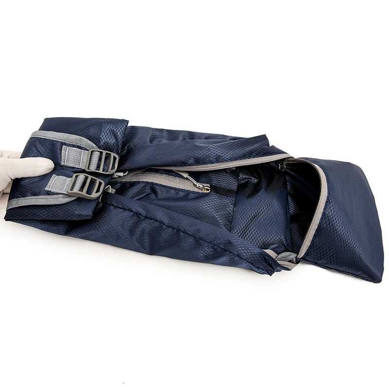 Mens and Womens Nylon Foldable Backpack Casual and Simple Large Capacity Waterproof Travel Bag W251025
