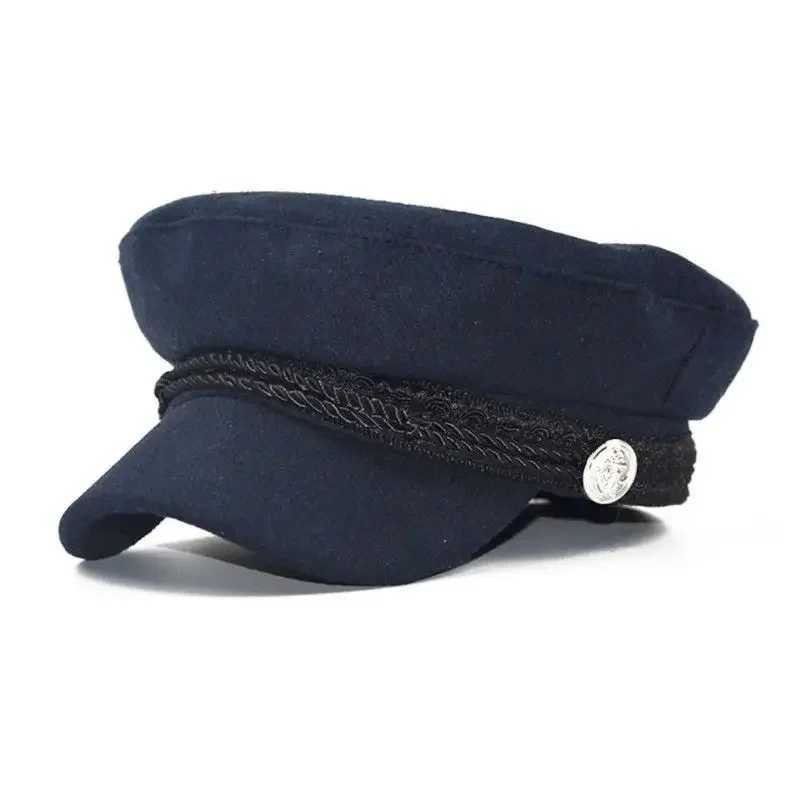 Fashion Men Wen Autumn Winter Fashion Berets Cs Greek Fisherman Sailor C Fiddler Hat Peaked C Berets Elastic Band Y251025