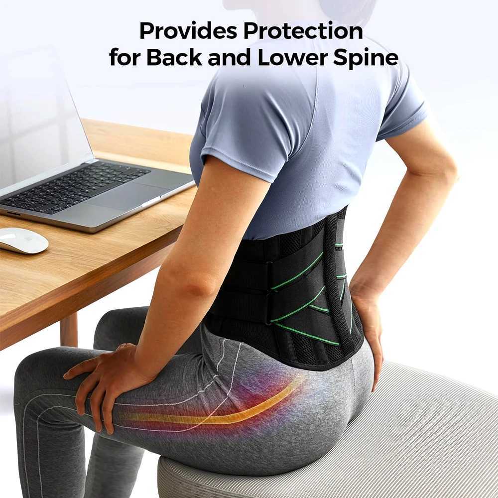 1PC Back Braces for Lower Back Pain Relief with 5 Stays Breathable Waist Support for Men Women Antiskid Lumbar Support Belt Y251025