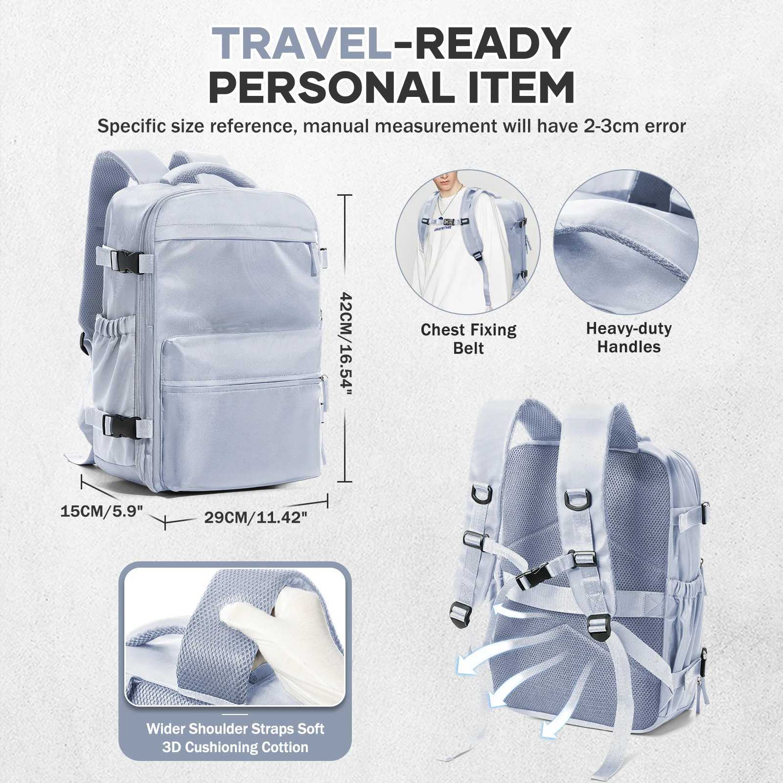 Fashion College Backpack Men Vacuum Compression Backpack Women Men 156in Laptop Backpack Expand Hiking Vacuum Travel Backpack W251025