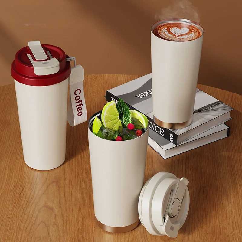 17oz Coffee Thermal Mug Stainless Steel Thermoses 316 Tumbler Portable Travel Insulated Mugs Vacuum Flasks Isotherm Water Bottle J251025