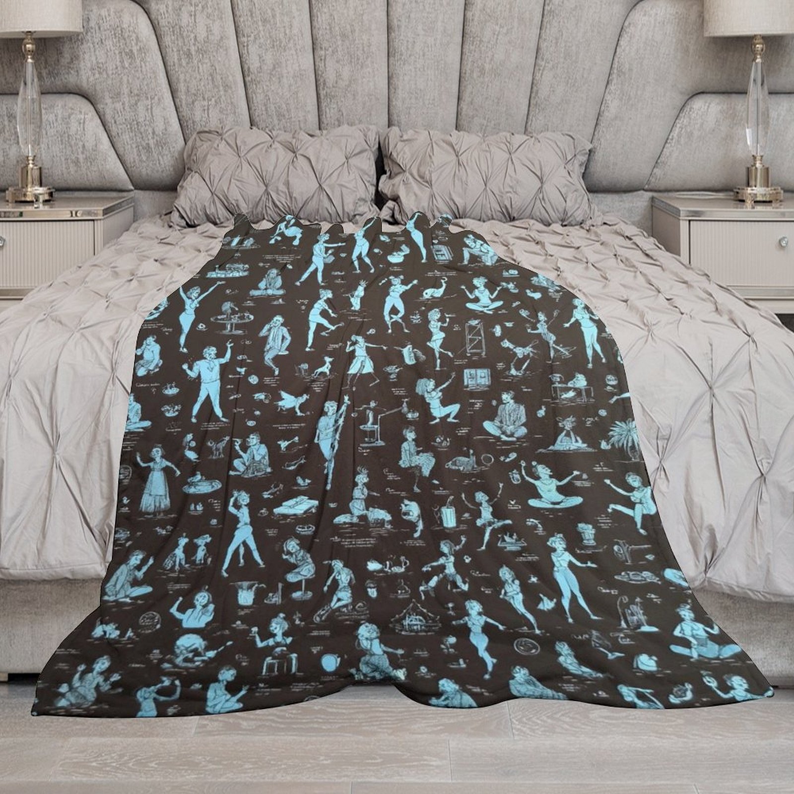 Designer Blackboard blanket blanket throw cashmere vibration blanket copert Home Travel Throw Summer Air Conditioner Beach home bedding blankets throw