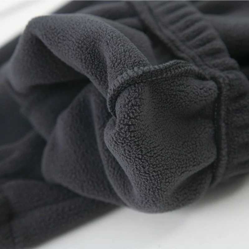 Winter Fleece Harem Pants Women Unisex Loose Wide Leg Sweatpants High Waist Drawstring Comfortable Straight Baggy SweatpantsT251025