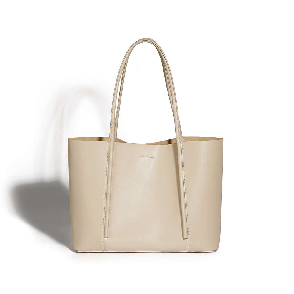 Luxury bag Niche Tote Genuine Leather Women s New Large Capacity Handbag High end Cowhide Commuter Underarm Shoulder Bag