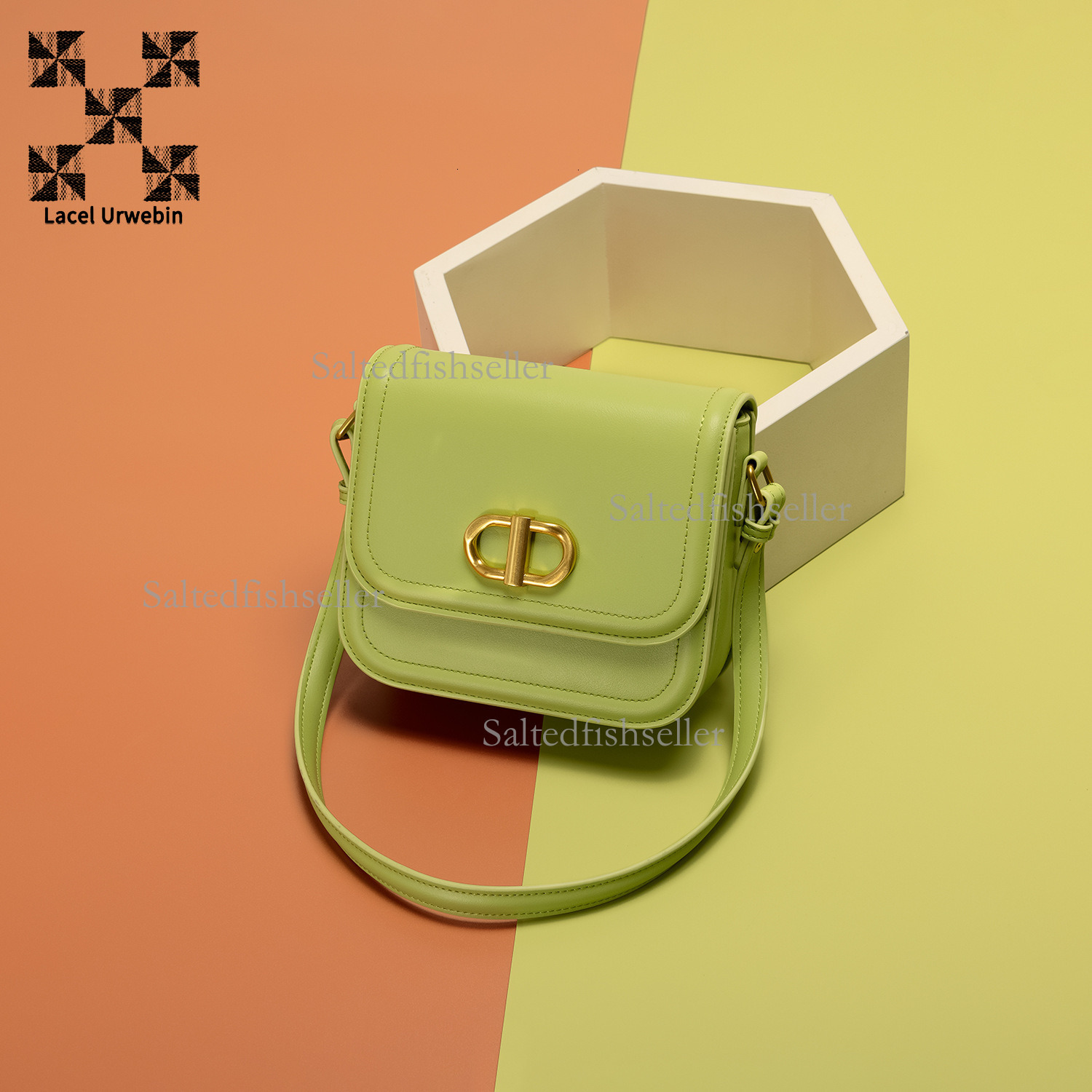 Lacel Urwebin Designer Luxury Women's Tofu Small Square Bag Fashionable New High-end Metal Zipper Flip Shoulder Crossbody Bag Simple Mini Handbag