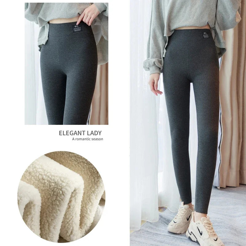 Winter Warm Leggings Women Sexy High Stretch Tight Leggings Casual High Waisted Thermal Pants Thick Leggings Sexy Fitness 251018