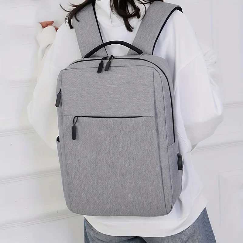 Large Capacity Travel Backpack Zipper Closure Mens Casual Computer Back Pack Commuting Business Backpacks Casual School Bag W251025