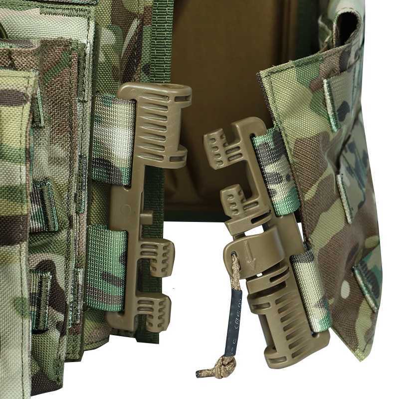 Camouflage Mol Tactic Vest Personal Protective Tactical Gear Ballistic Plate Carrier Tactical Vest quick rease Armor Vest Y251022