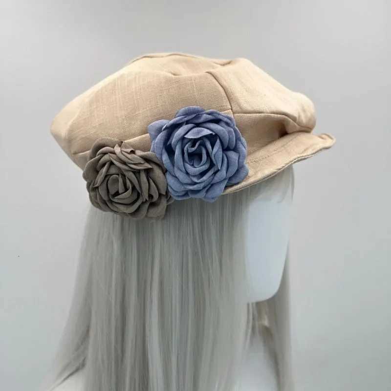 French Vintage Beret wer Splicing Hats Wan Popar Street C Retro Subcture Elegant Aesthetics Beret Y251025