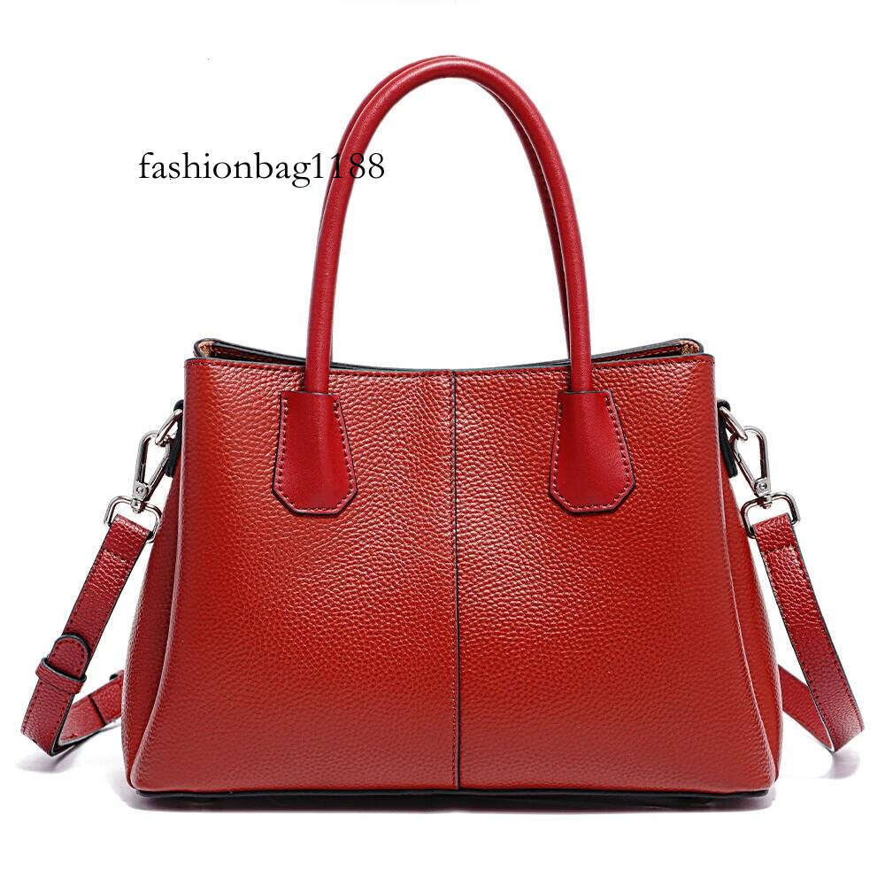 Zency Women's Genuine Leather Top-Handle Bag Noble White Crossbody with Three Compartments for Daily Work And Shopping