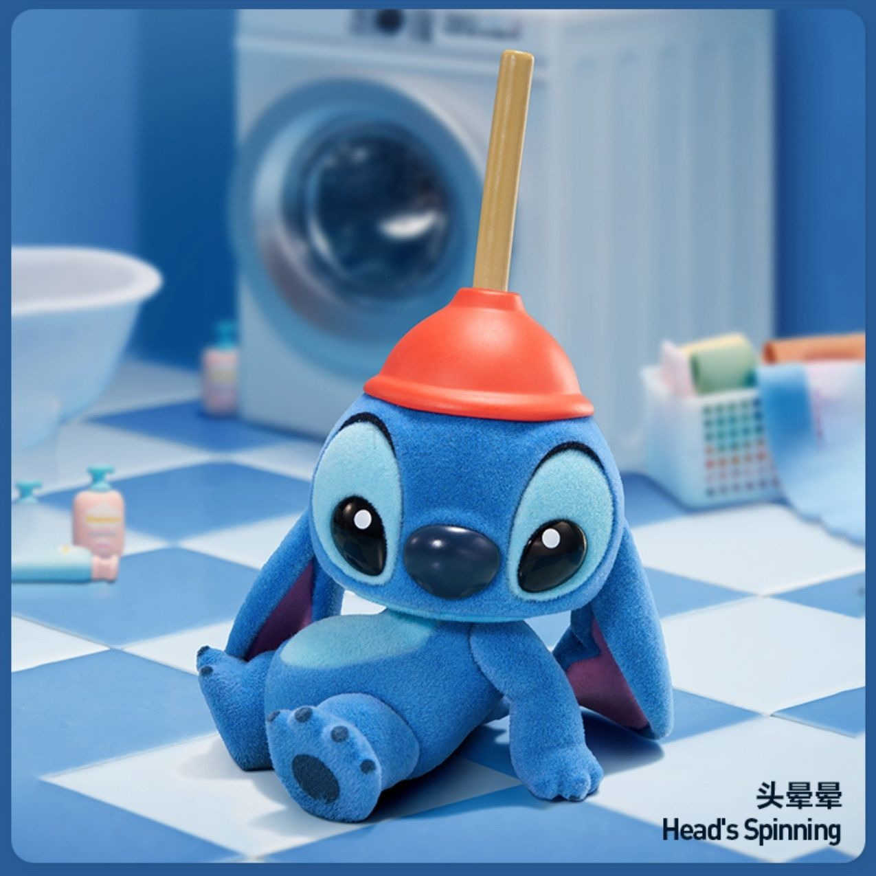 Disney POPMART Bubble Stitch Emotion Series Figurine Blind Box Decoration 3D H251025