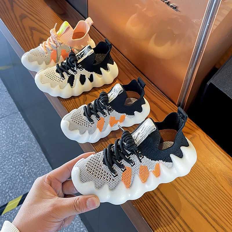 2022 New SpringAutumn Children Unisex Toddler Boys Girls Sneaker Mesh Breathable Fashion Casual Kids Shoes 21 30 C260130
