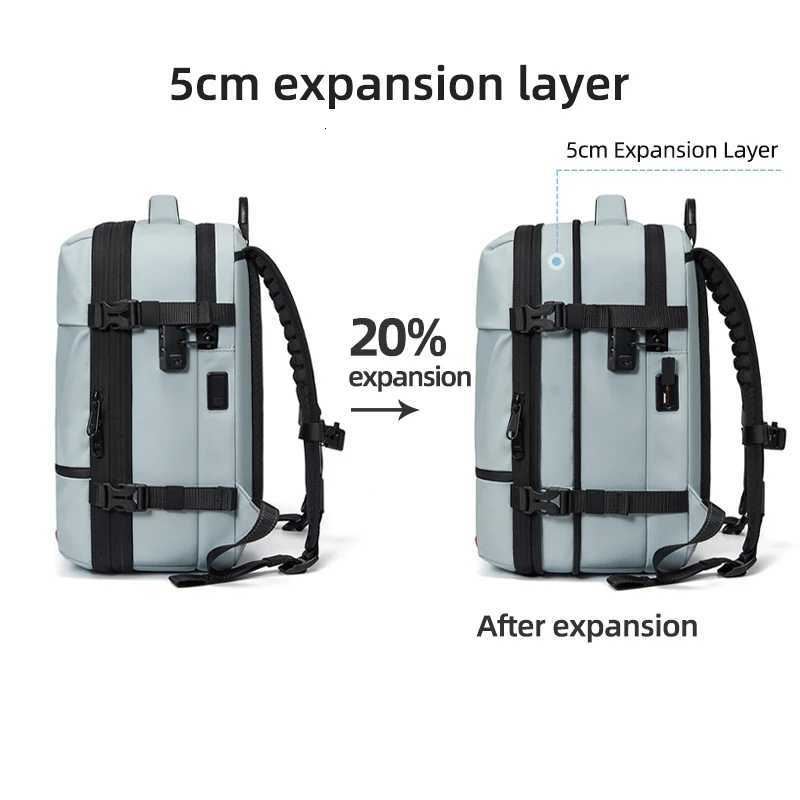Travel Women Backpack 16 inch vacuum compression Laptop Backpack USB charging school Backpack Extended Hiking Business backpack W251025