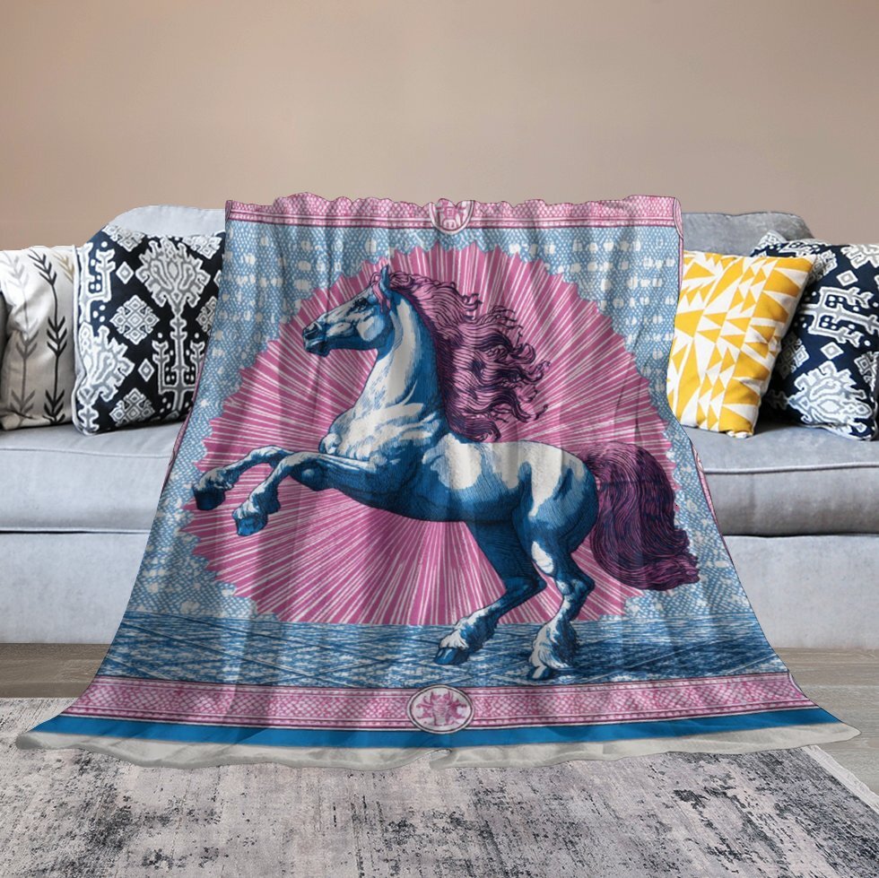 H Designer Horse blanket blanket throw cashmere vibration blanket copert Home Travel Throw Summer Air Conditioner Beach home bedding blankets throws H