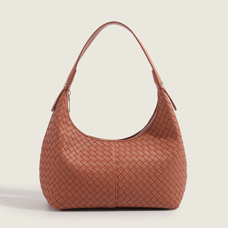 Luxury Brand Designer Bag 2025 Vintage Women's Bag Fashion New Versatile Woven Bag Underarm Bag Dumpling Bag Fashion Trend Elegant Commuter Shoul