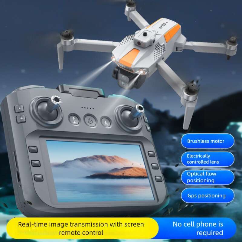 LF Drone With Screen Brushless Motor HD Aerial Photography GPS Intelligent Positioning Remote Control Aircraft