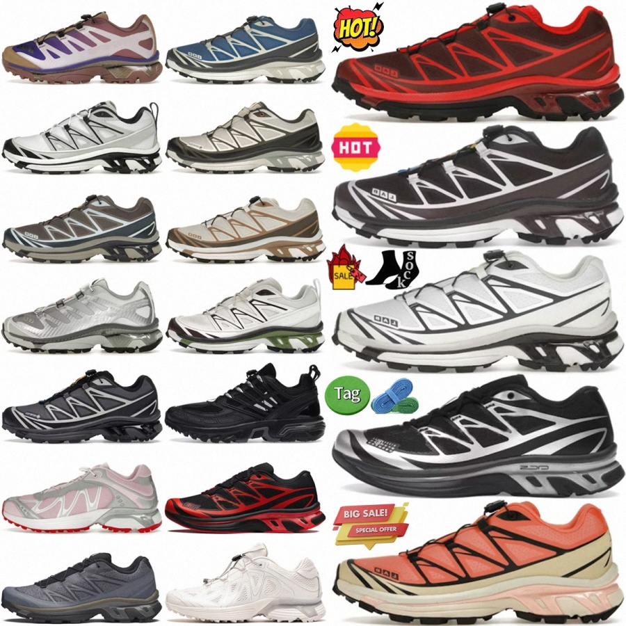 running shoes XT6 Designer Shoe mens trainers Vanilla Ice Black Silver Coffee French Roast White Vanilla Ice Plum Feid Lunar Rock Nautical Blue Lemo O6rC#