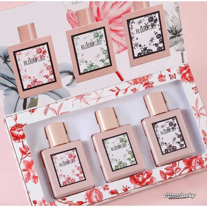 Eau De Toilette Perfume Set For Women, Floral Scent, Long-Lasting Fragrance, Blooming Water Of Flowers, Valentine's Day Gift Ddmylucky