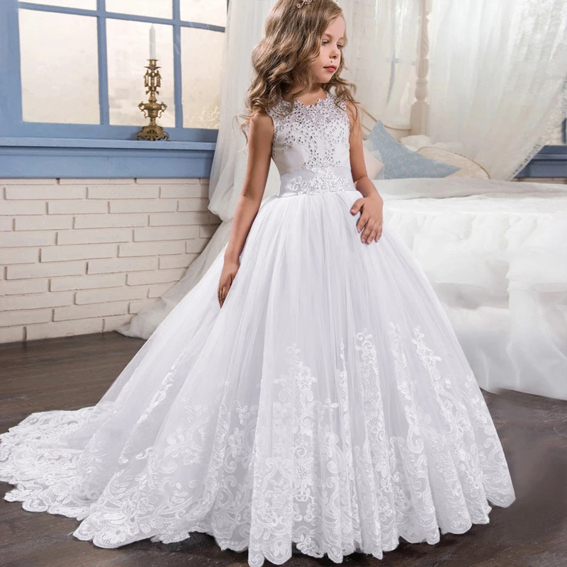 Wedding Party Dresses for Girls Bridesmaid Dress Formal Occasion Long Gown Tailing Teenagers Birthday Pageant Prom Gala Dress 251023