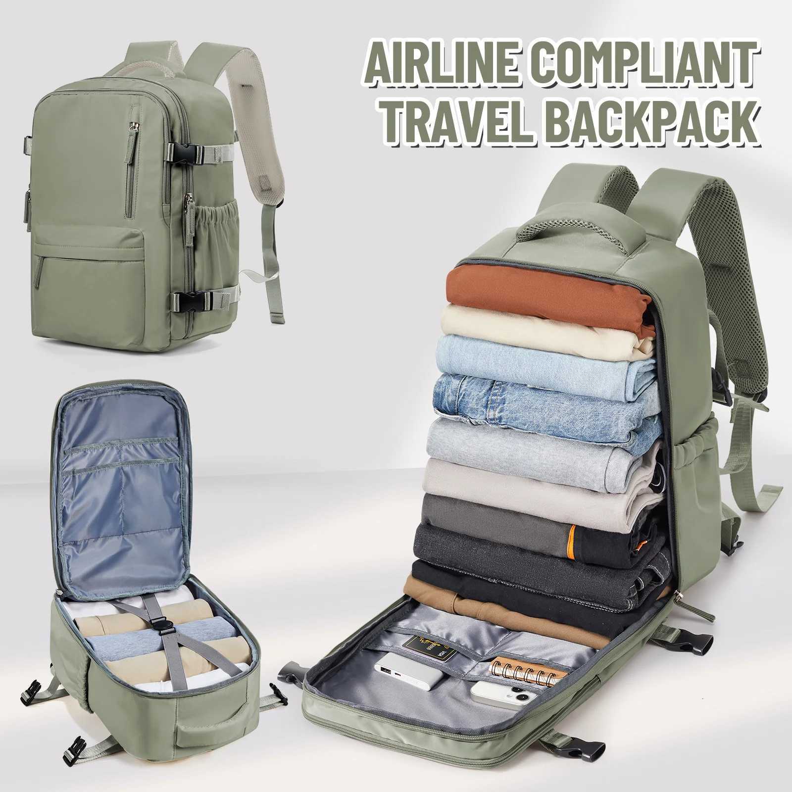 Mens Backpack Wizzair 40x30x20 Cabin Bag Travel Backpack Women Waterproof Business Teenage Notebook Backpack Luggage Backpack W251025