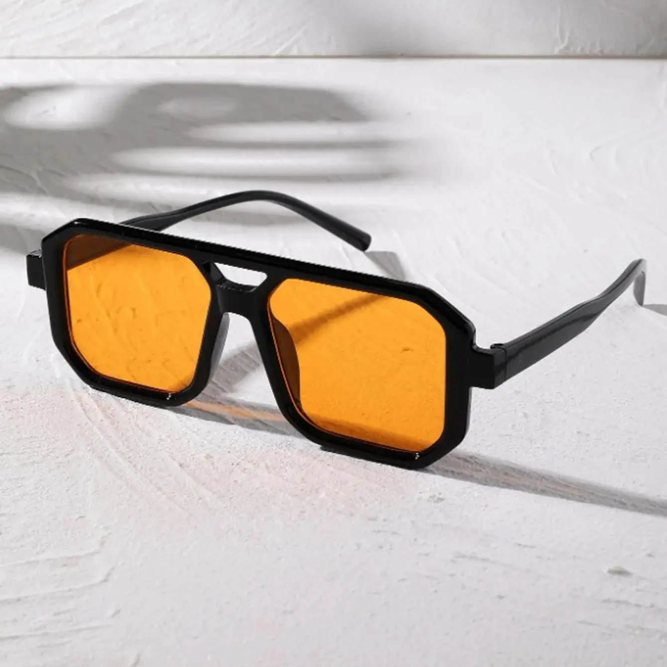 Women fashion Square Frame Sunglasses Vintage Style Casual Outdoor Summer Beach Accessories Glasses Men 251023