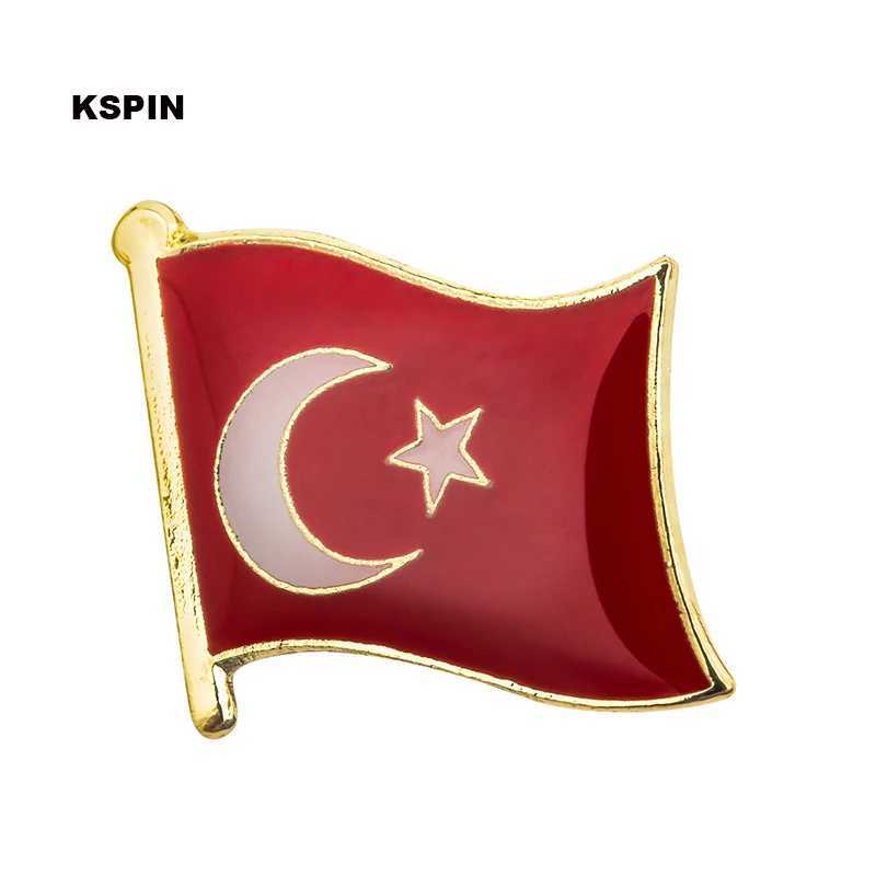 Turkey FlagBadgeFlagLaplePinBadgesFlagBrooch J251115