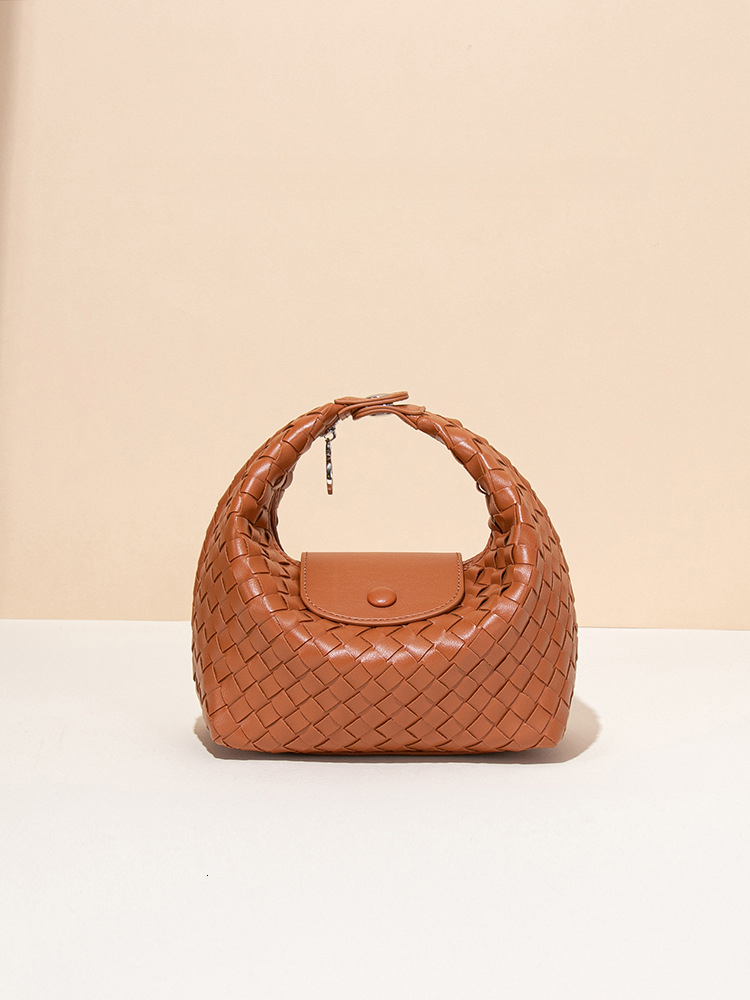 Luxury Brand Designer Bag 2025 New High-End Niche Bag For Women Versatile Fashionable Crossbody Bag Korean Style Commuter Woven Hand Bag