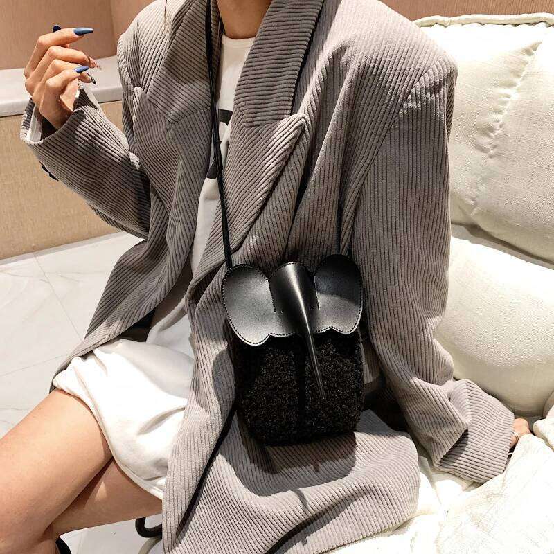 Hot Selling Shoulder Bags Brand Handbag PU Leather Crossbody Designer Elephant Mobile Phone Bag Female Shopper Purses Designer Bags Free Labubu Pendan