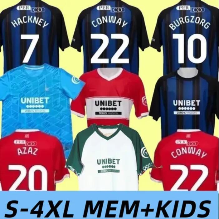 2025 2026 S-4XL Middlesbrough Soccer Jerseys HACKNEY AZAZ FRY LATTE LATH DEN BERG JONES MCGREE football shirt FORSS CLARKE men kids umniform kit set red