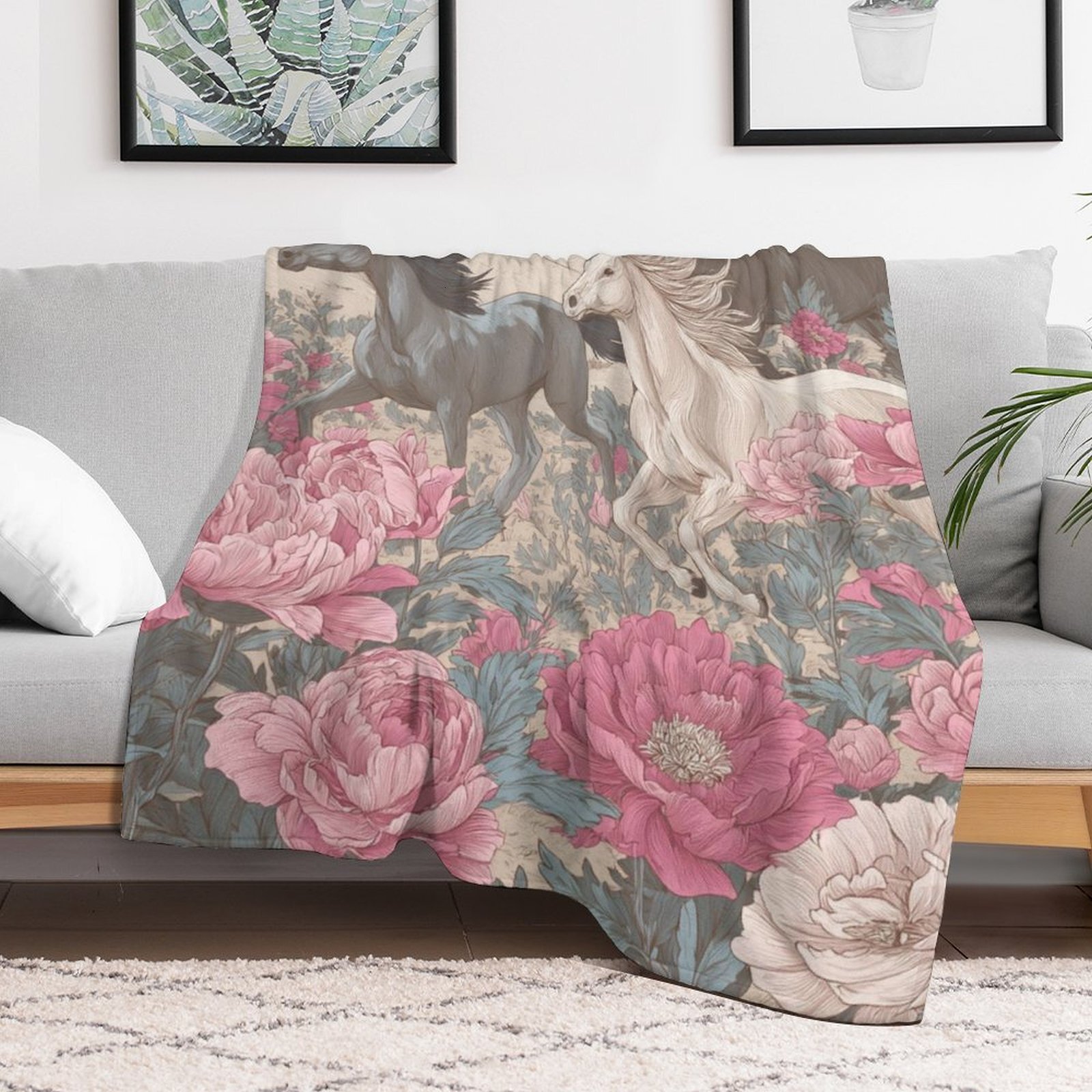 Custom H Designer Horse blanket blanket throw cashmere vibration blanket copert Home Travel Throw Summer Air Conditioner Beach home bedding blankets t