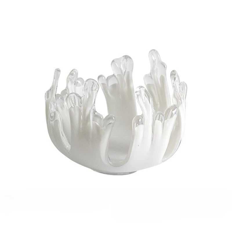 Handicrafts Desktop Storage Container Irregar Water Droplet Waves Tray Candlestick Candle Holder Fruit Platter Y251025