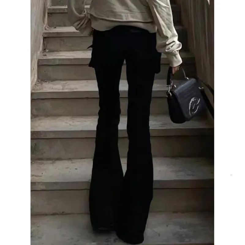 Women Black Gothic Baggy Jeans Harajuku Oversize Denim Trousers Japanese 2000s Style Y2k Vintage Jean Pants Trashy Clothes 251024