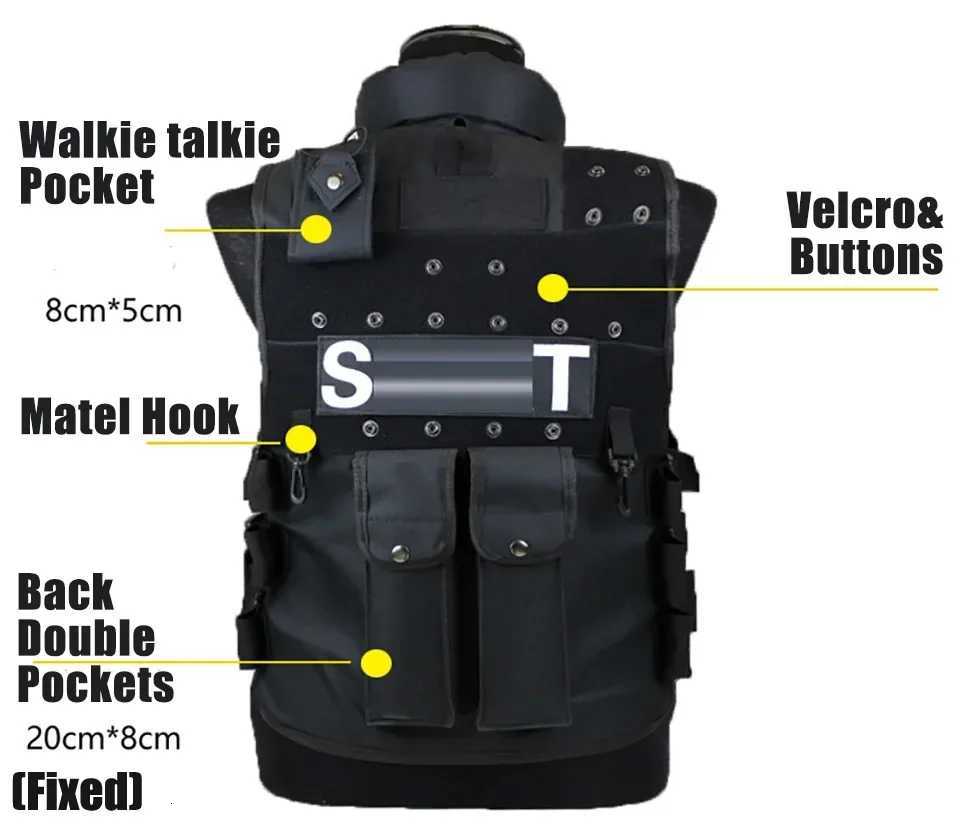 Multi kets Tactical Vest Hunting Outdoor Waistcaot Training CS Game Waist Coat Paintball Modular Security Guard SWAT Vests Y251022
