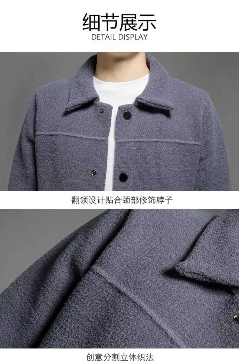 Autumn winter new mens plus size Large Size Jackets Men 6XL Warm Loose black jacket oversize 7xl 5xlT251025