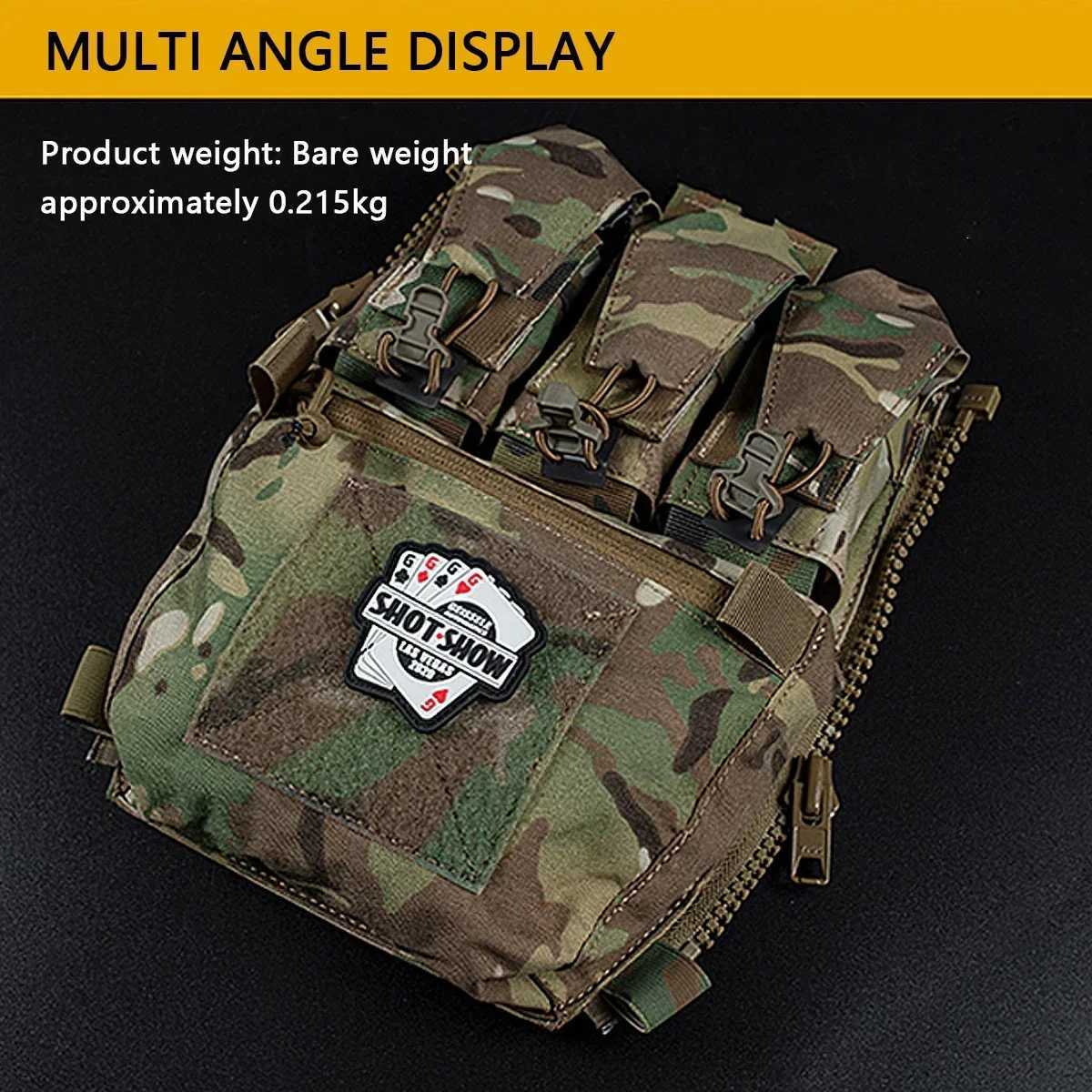 Assault Adapt Banger Panel Zip On Rear Pack Tactical Vest GP Pouch FCPC V5 Plate Carrier Accories Bag Multitools ket Y251022