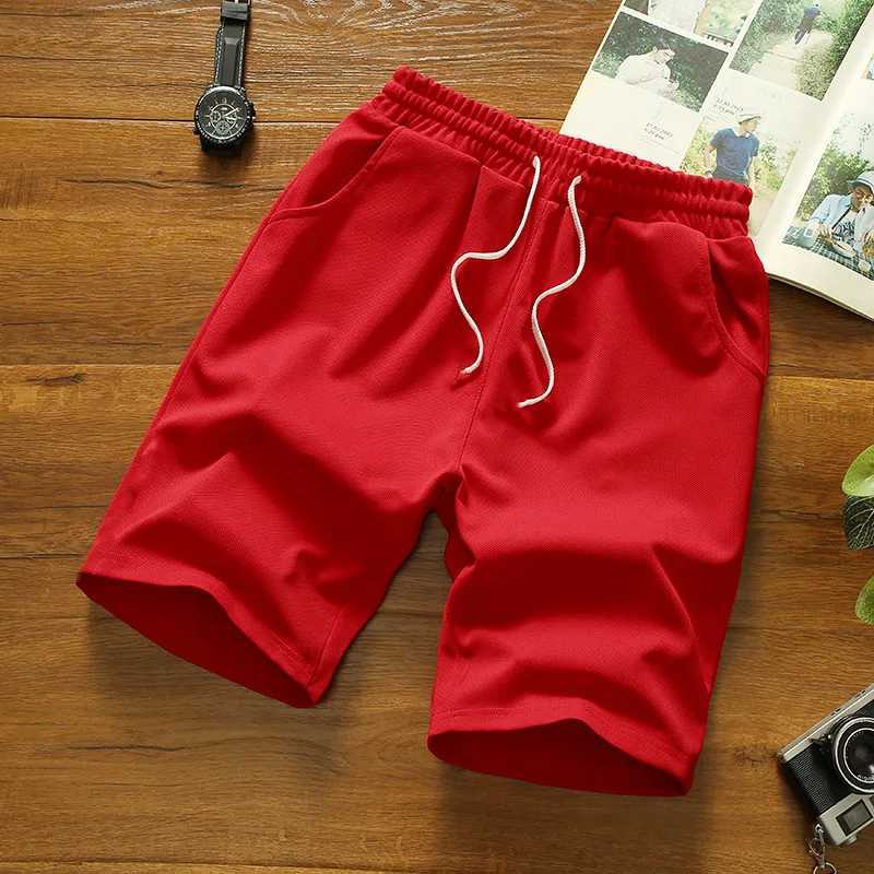 2025 New Mens Sports Shorts Fast Slow Run Breathable QuickDry Mesh Shorts Gym Fitnesssolid Color Polyester CasualwearXJ251025