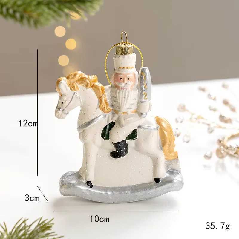 Christmas Tree Decorations Christmas Creative Painting White Nordic Style Christmas Tree Pendants Party Decoration Gifts C251024