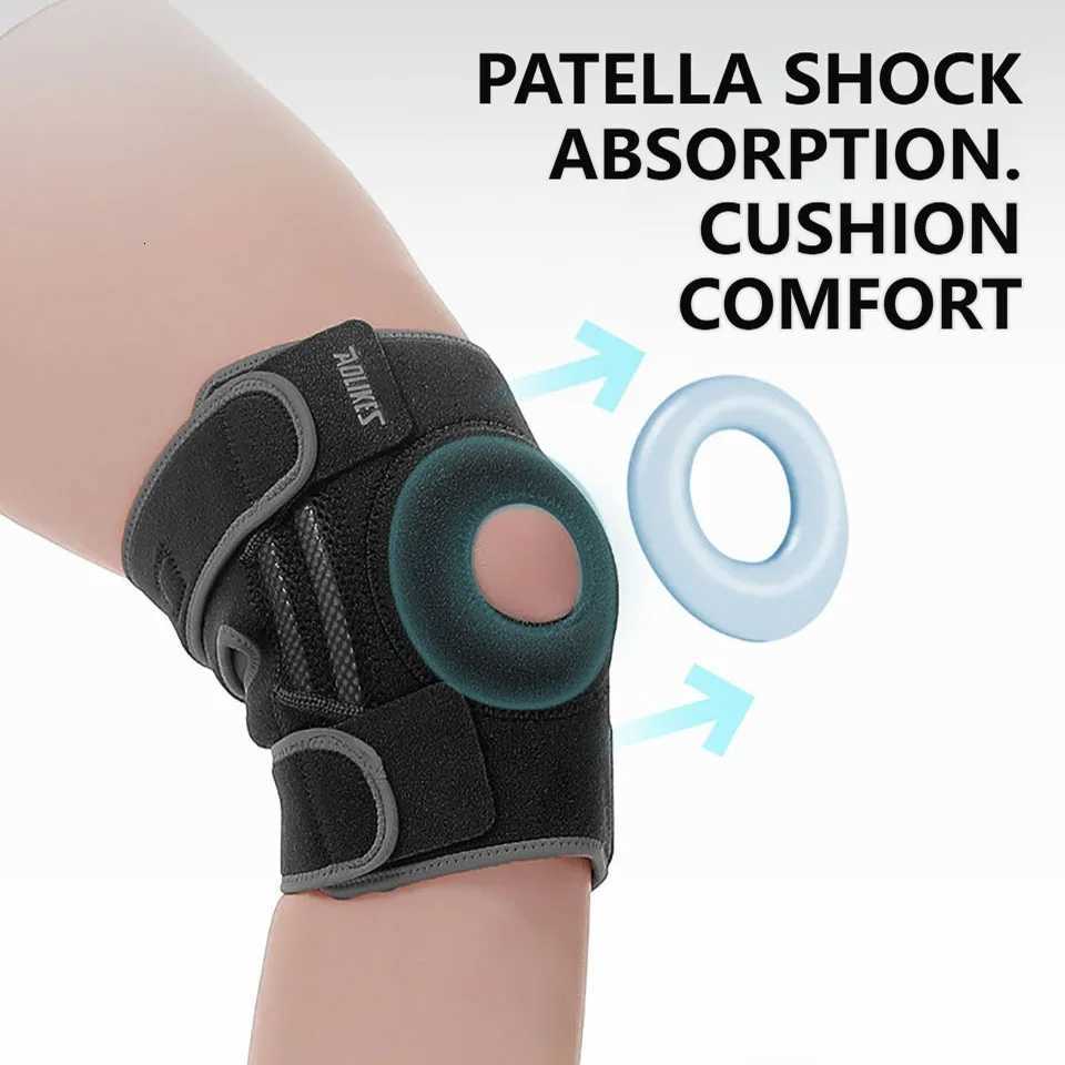 AOLIKES 1PCS Knee Brace for Women Men with Side Stabilizers Patella Knee Brace for Knee Support for Running Basketball Y251024